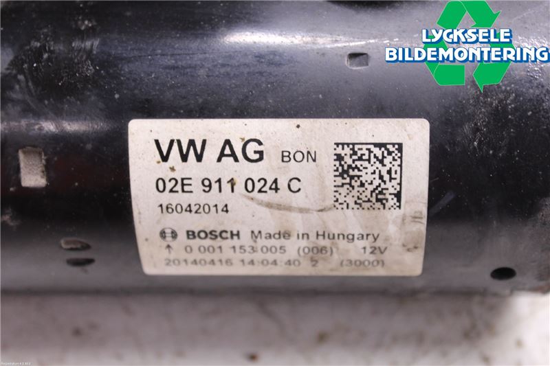 Volkswagen VW PASSAT 11-14 Startmotor Diesel