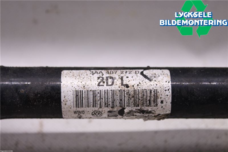 Volkswagen VW PASSAT 15-19 Drivaxel Fram Höger