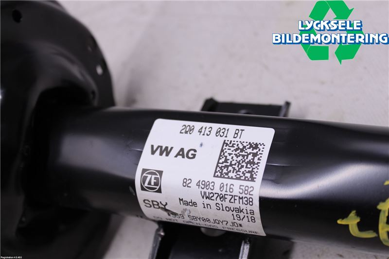 Volkswagen VW POLO VI 18->> Fjäderben Fram Vänster
