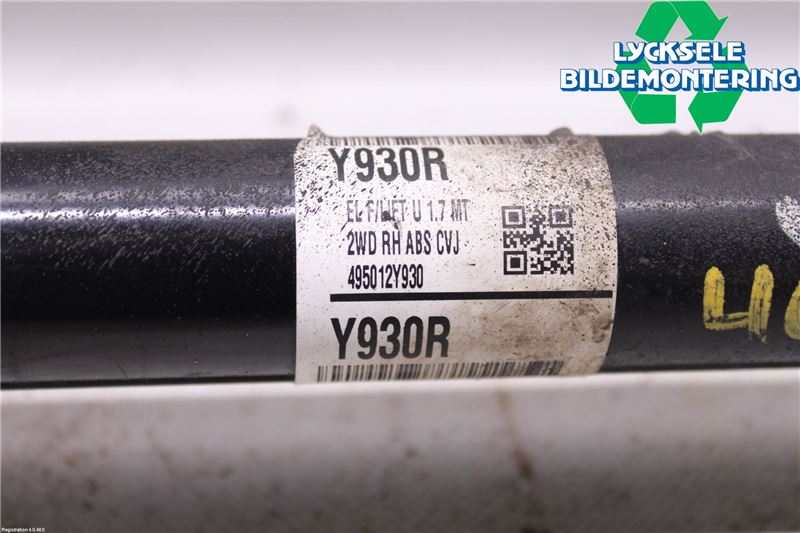 Kia SPORTAGE (QL) 16-21 Drivaxel Fram Höger