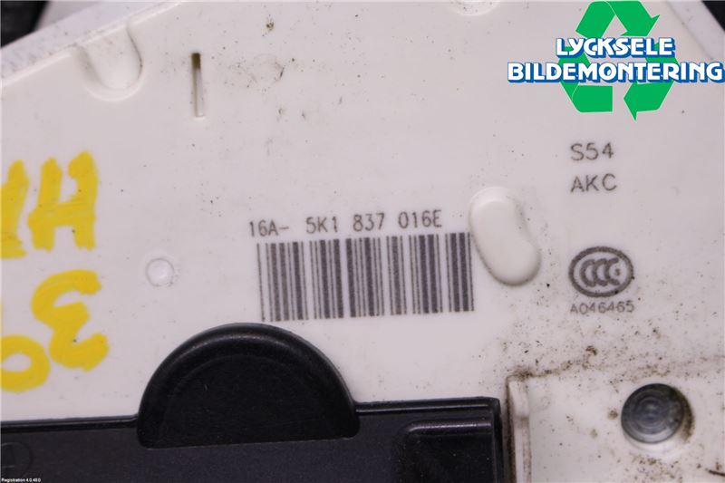 Volkswagen VW POLO 10-17 Låskista-Dörrlås