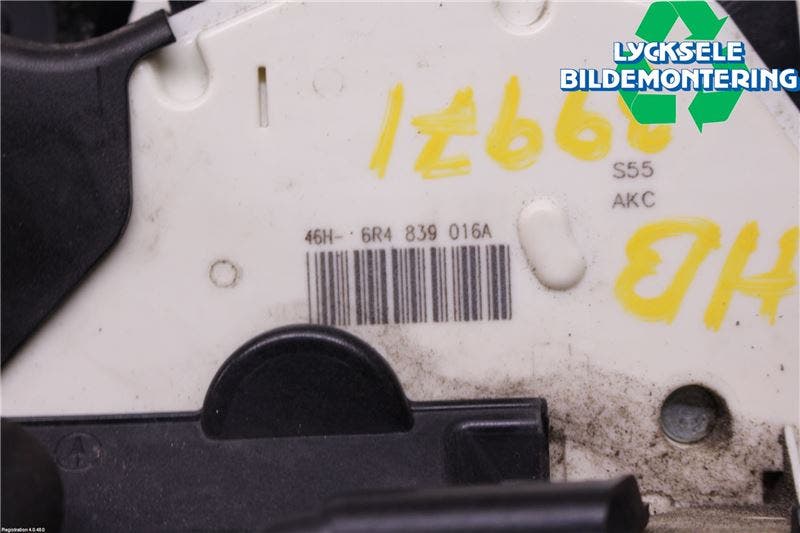 Volkswagen VW POLO 10-17 Låskista-Dörrlås