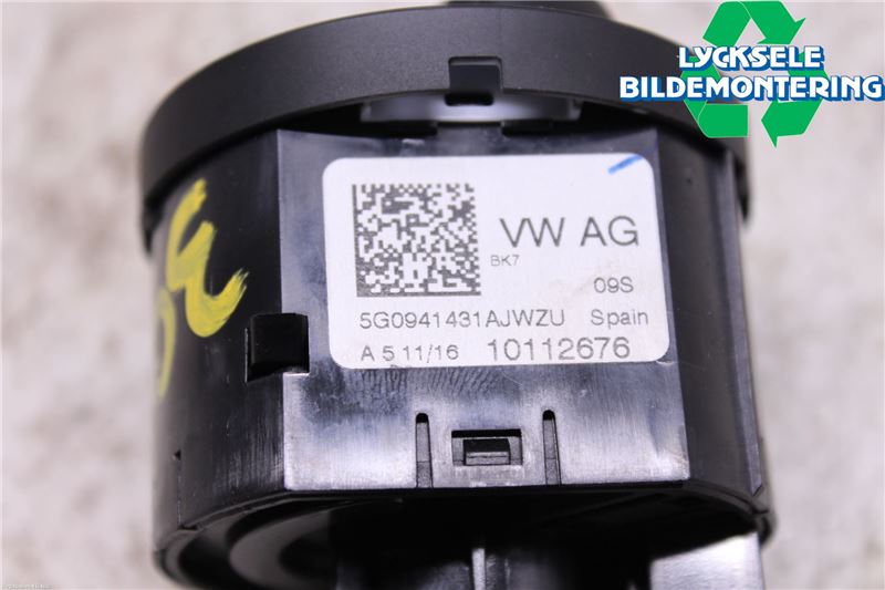Volkswagen VW POLO 10-17 Strömställare Ljus