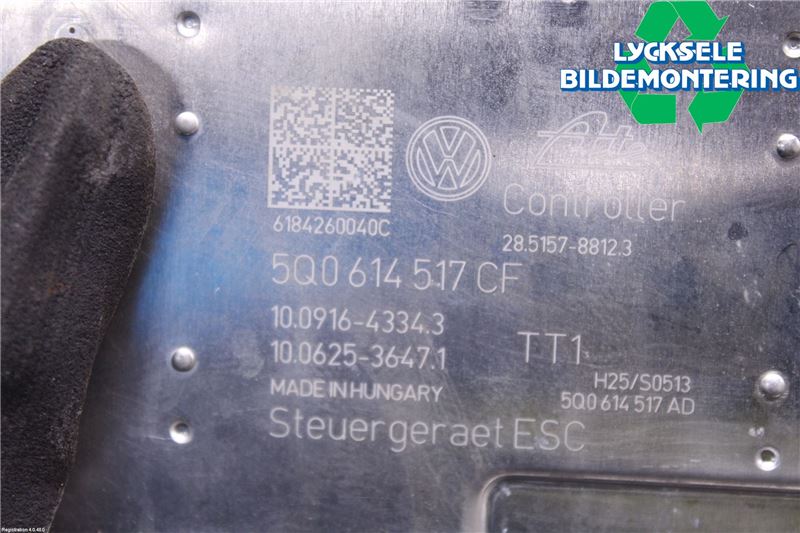 Volkswagen VW GOLF / E-GOLF VII 13-20 Abs Hydraulaggregat