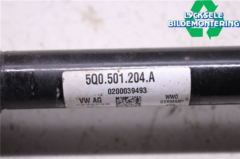 Volkswagen VW GOLF / E-GOLF VII 13-20 Drivaxel Bak Höger