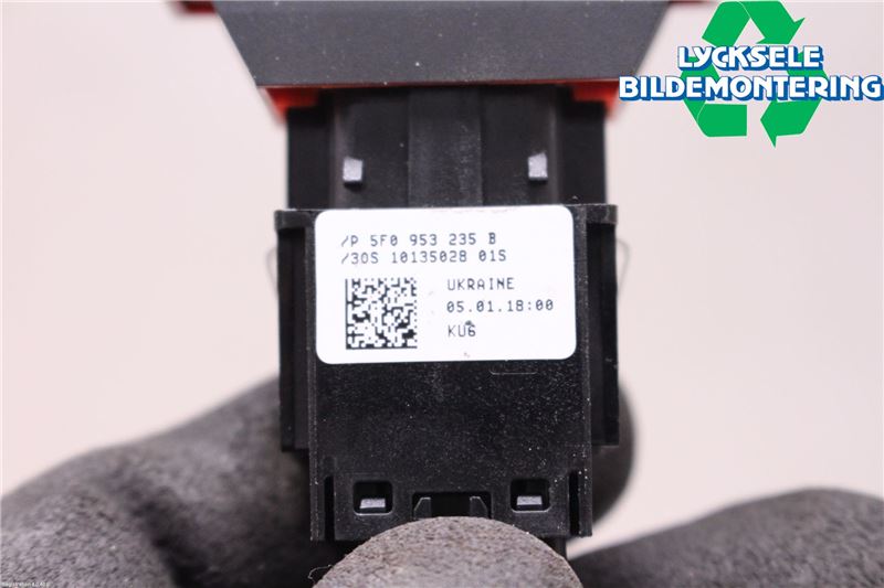 Seat LEON 13-20 Strömställare Varnings