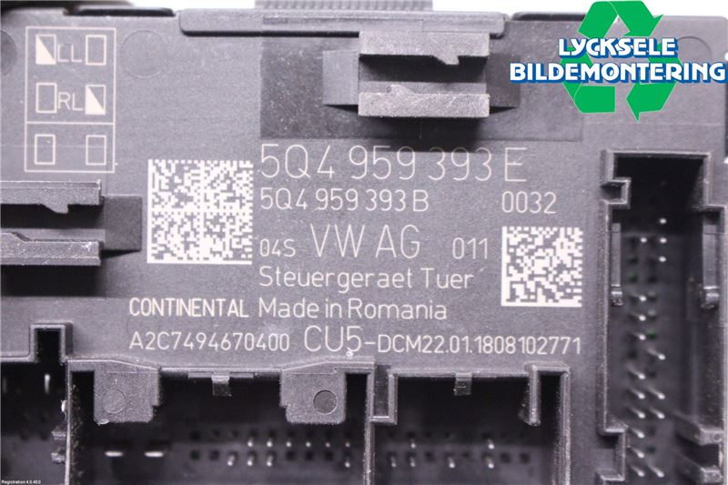 Seat LEON 13-20 Styrenhet Dörr