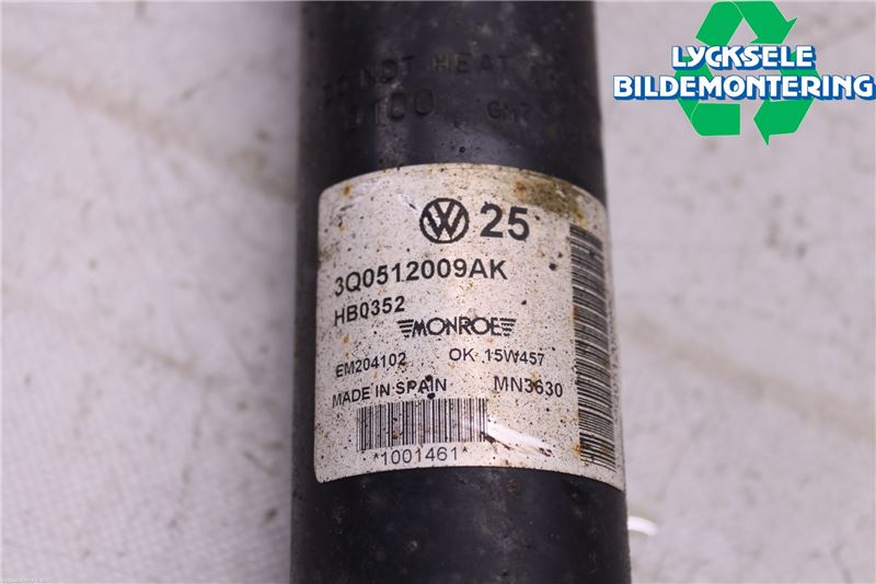 Volkswagen VW PASSAT 15-19 Stötdämpare Bak