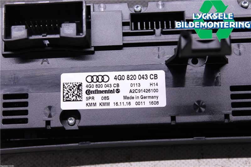 Audi A6 ALLROAD 12-18 Ac Styrenhet Ac Manöveren