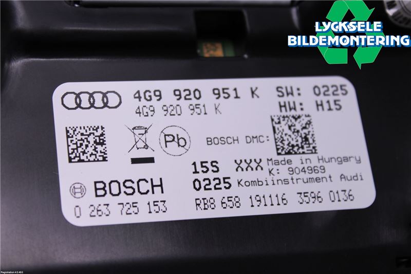 Audi A6 ALLROAD 12-18 Instrument Komb