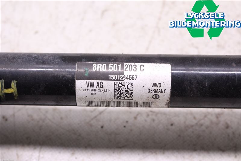 Audi A6 ALLROAD 12-18 Drivaxel Bak Höger