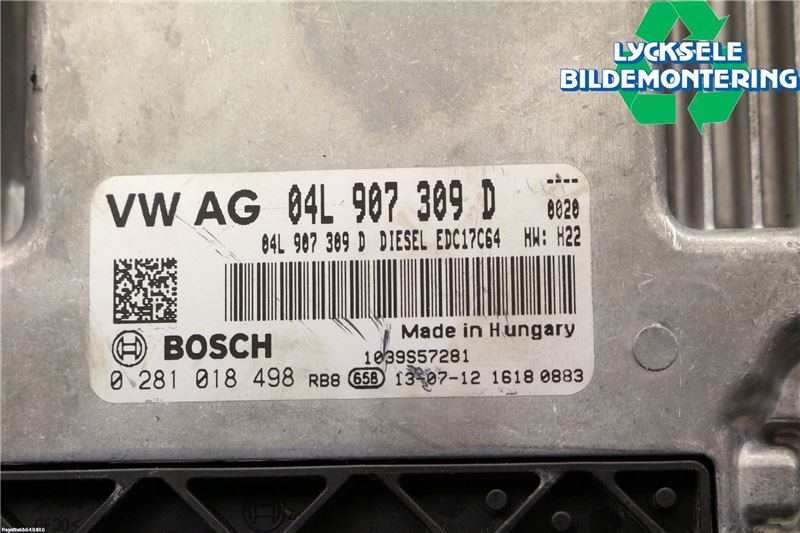 Audi A3/S3 8V 13-20 Styrenhet Inspump Diesel