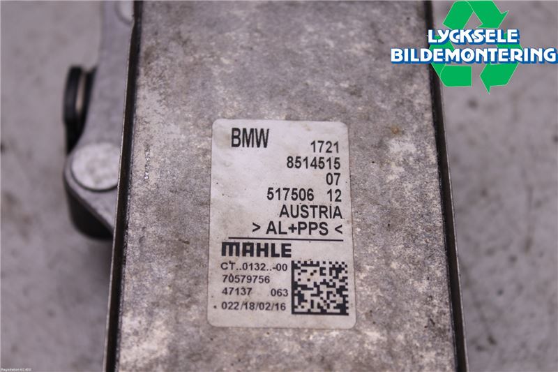 BMW 3 F30/F31/F80 12-19 Oljekylare Automat