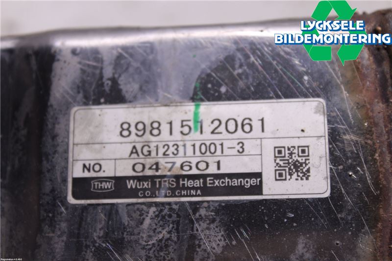 Isuzu D-MAX Avgaskylare