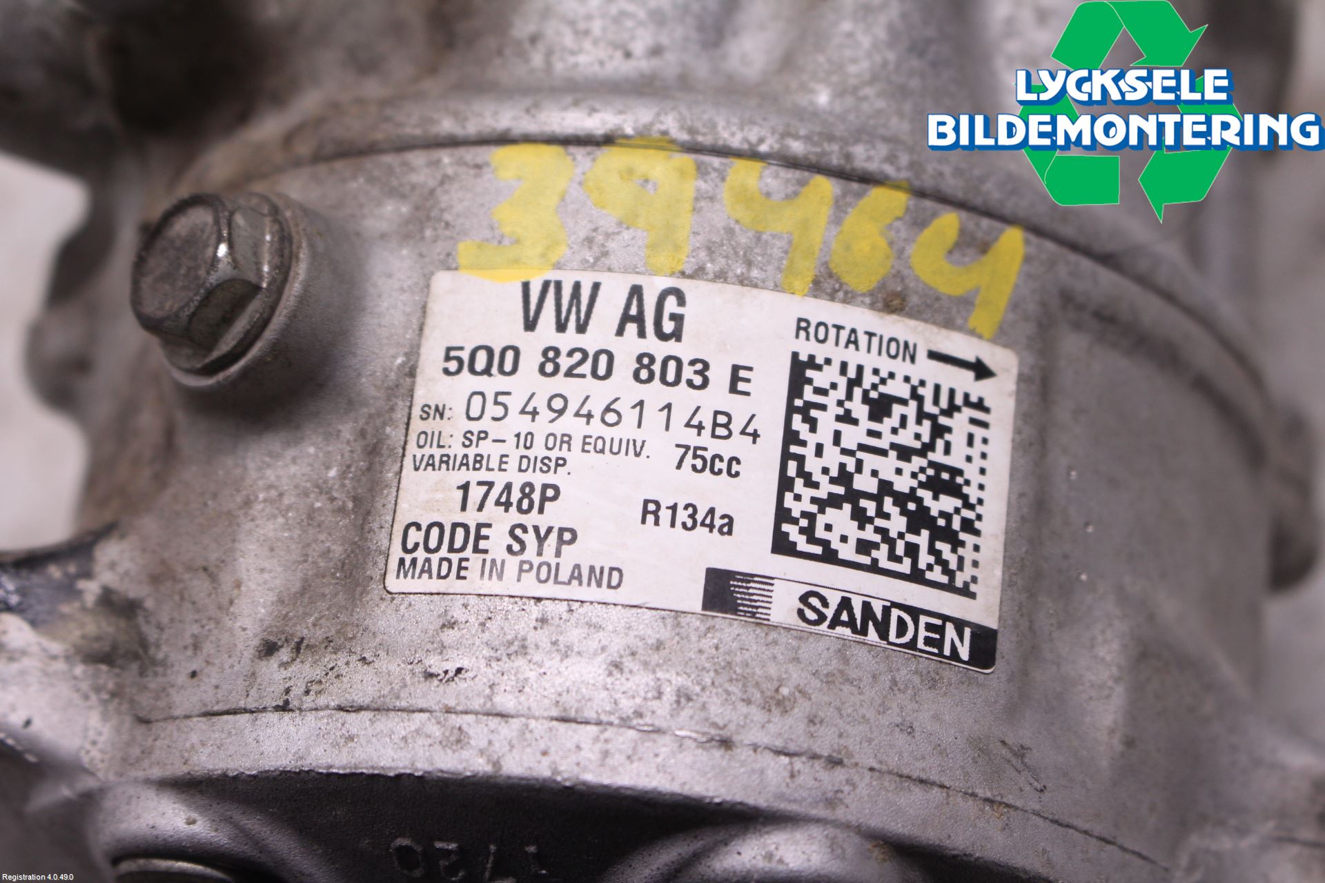 Skoda FABIA 15-21 Ac Kompressor