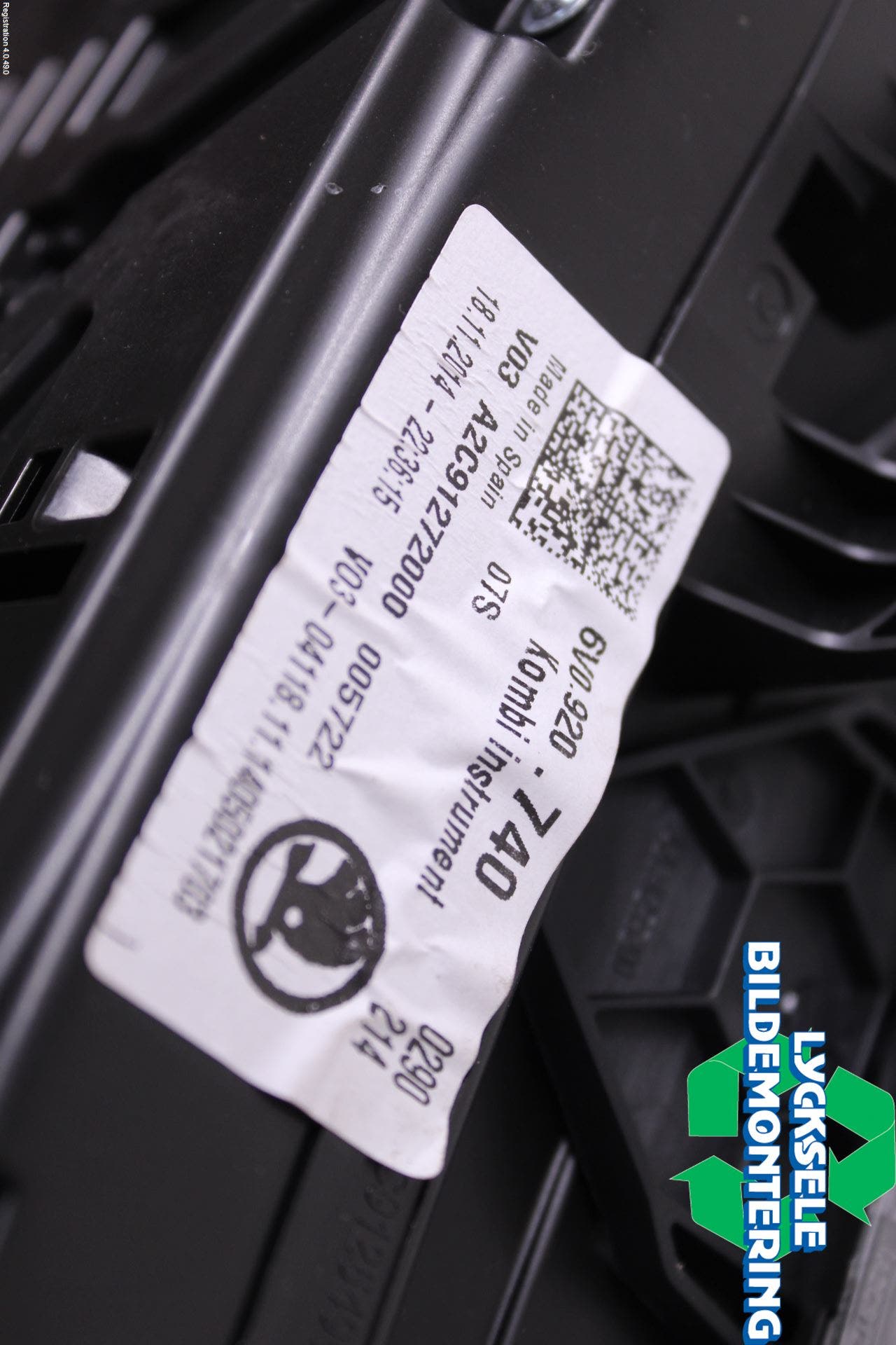 Skoda FABIA 15-21 Instrument Komb