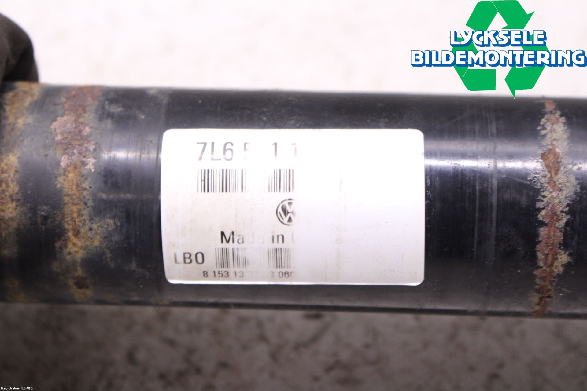 Volkswagen VW TOUAREG 7L 03-10 Mellanaxel Främre