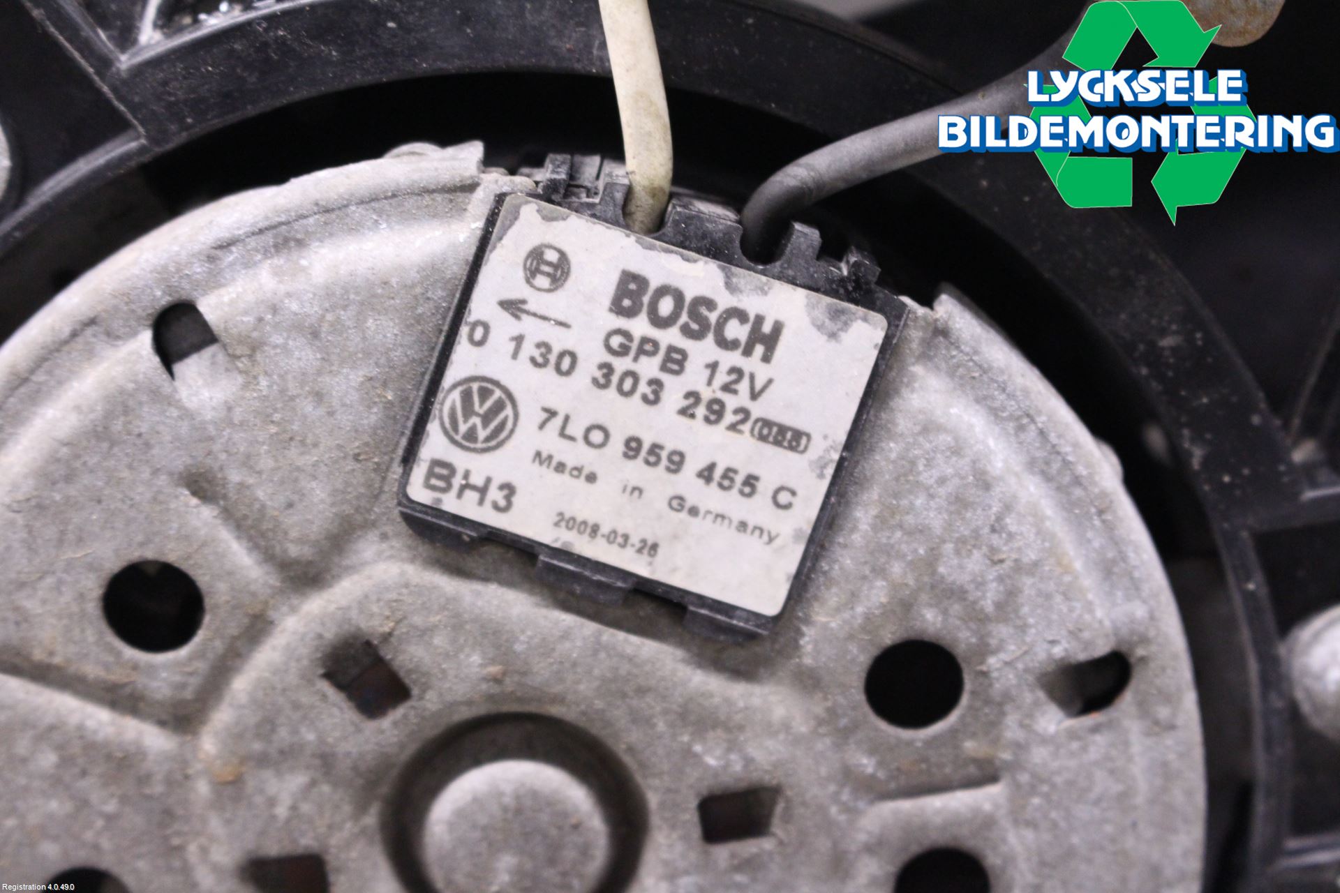 Volkswagen VW TOUAREG 7L 03-10 Kylfläktkåpa