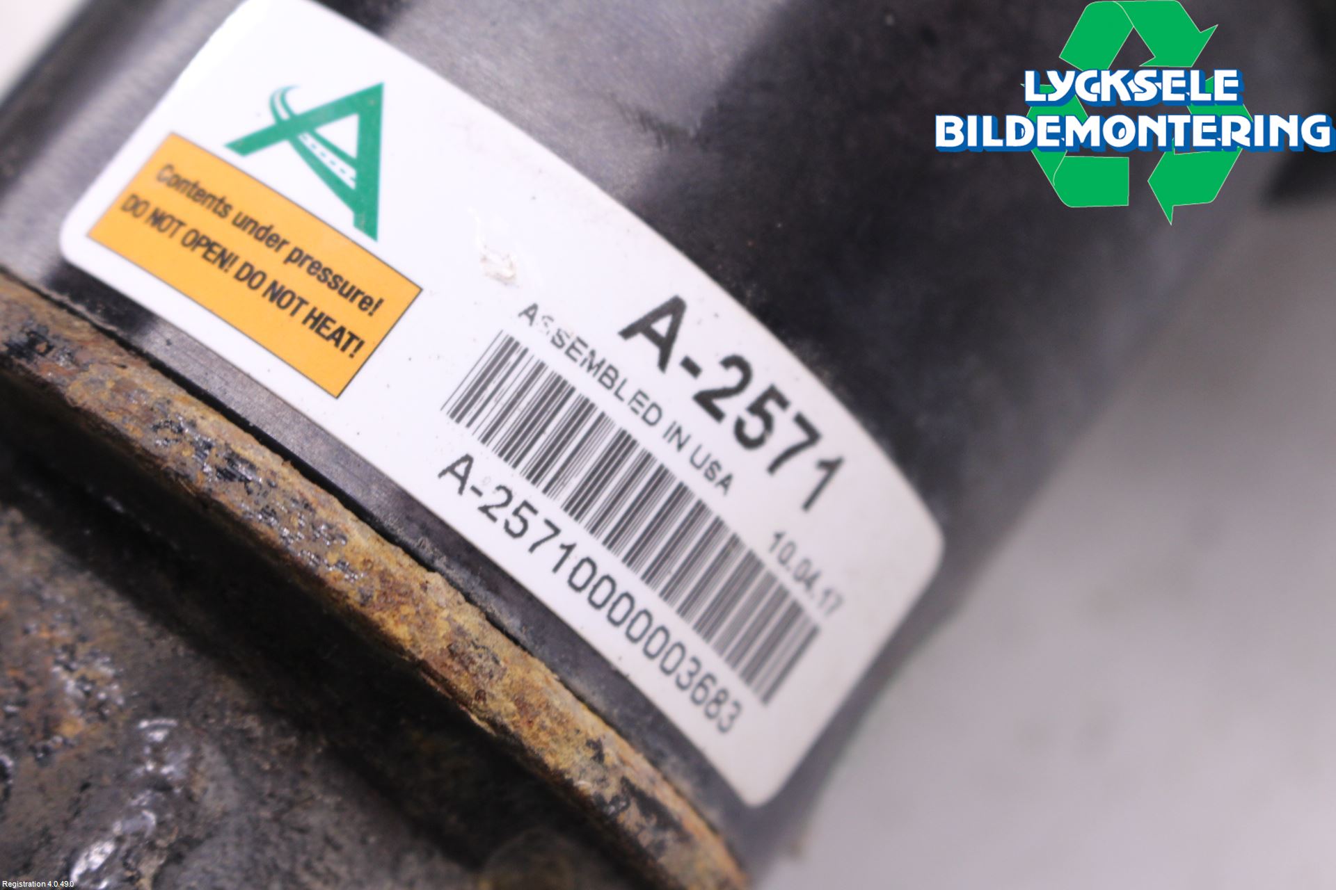 Volkswagen VW TOUAREG 7L 03-10 Fjäderben Fram Höger