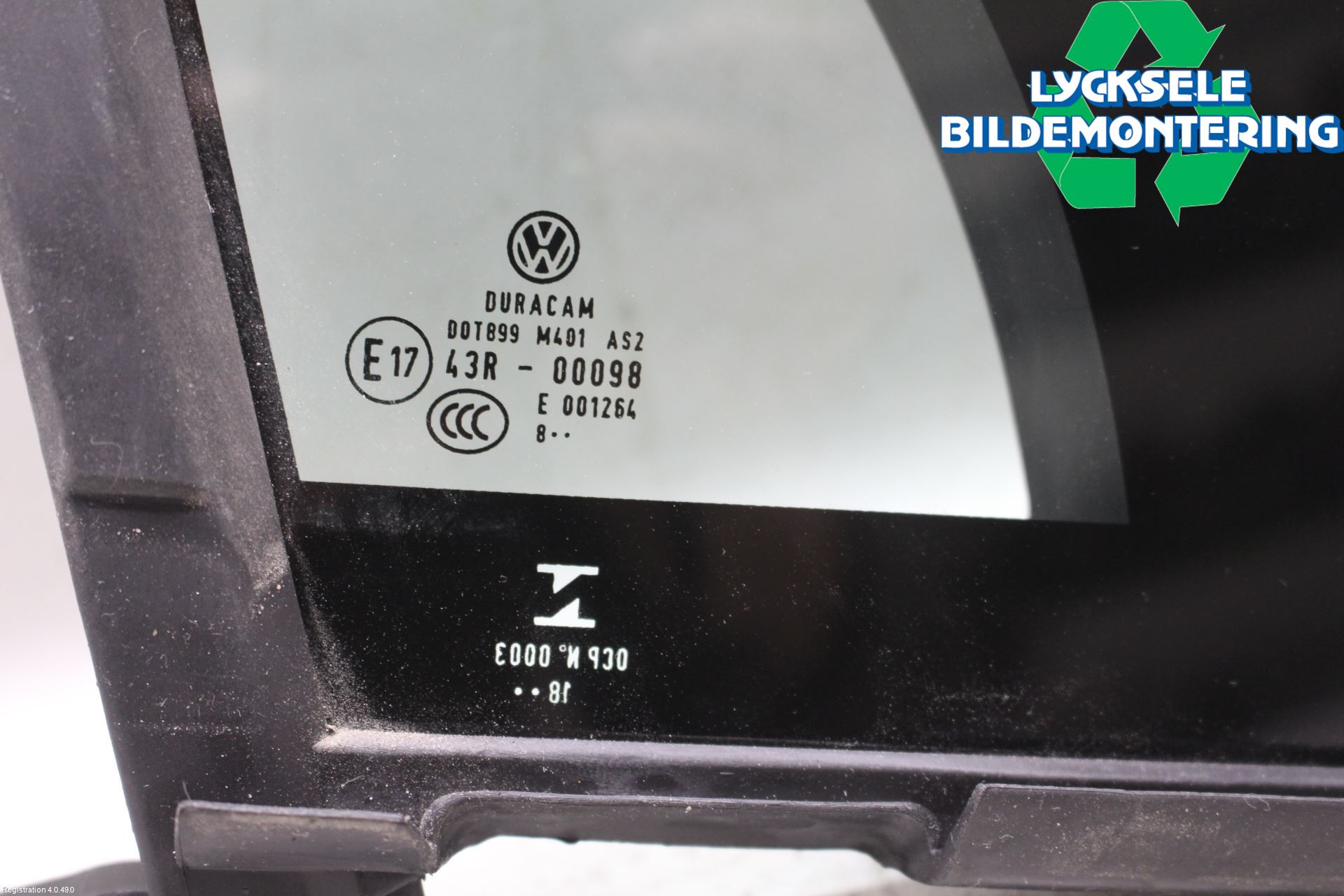 Volkswagen VW TIGUAN 16-24 Dörruta Fram Lilla Hö