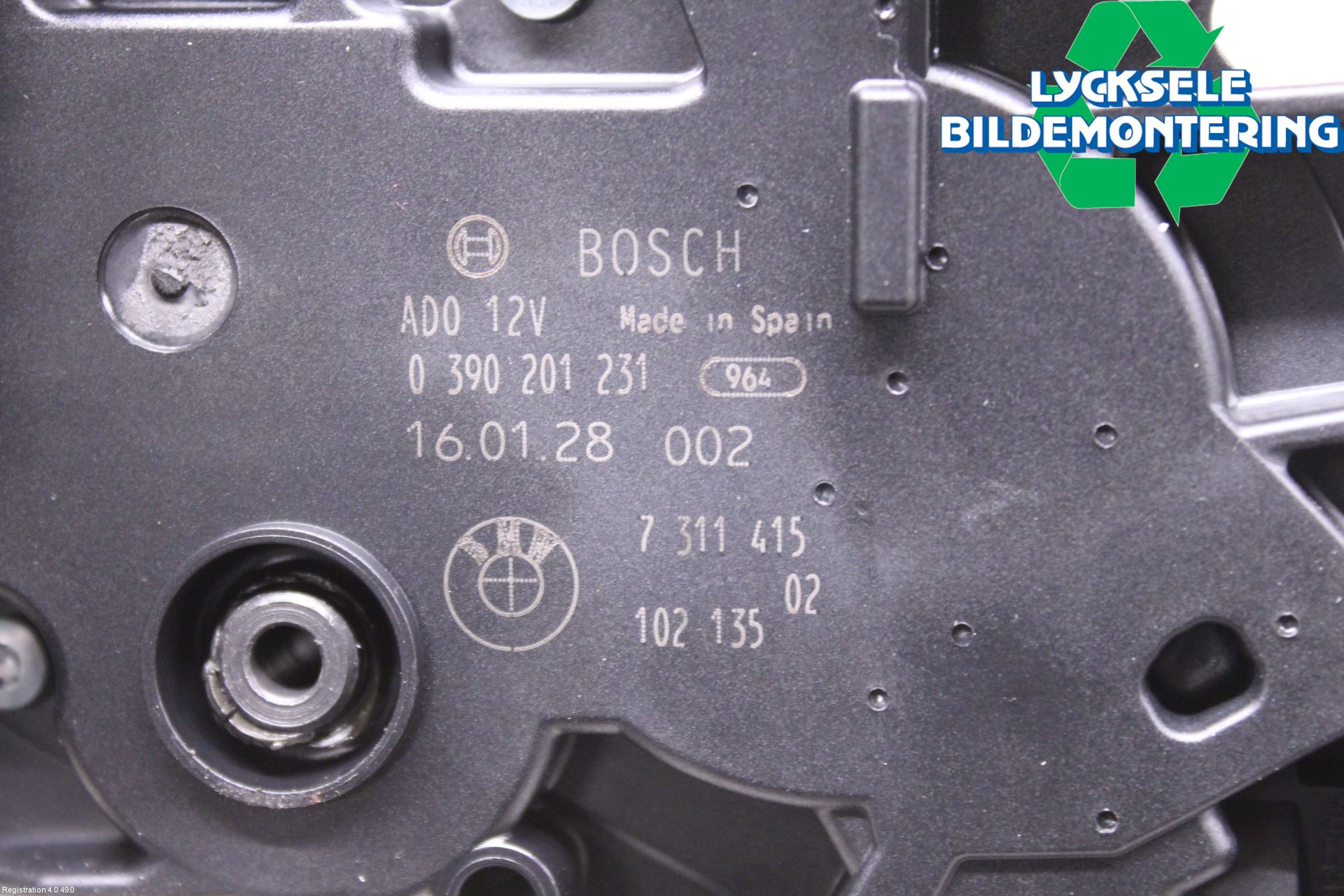 BMW 5 F10/F11/F18 09-17 Torkarmotor Baklucka