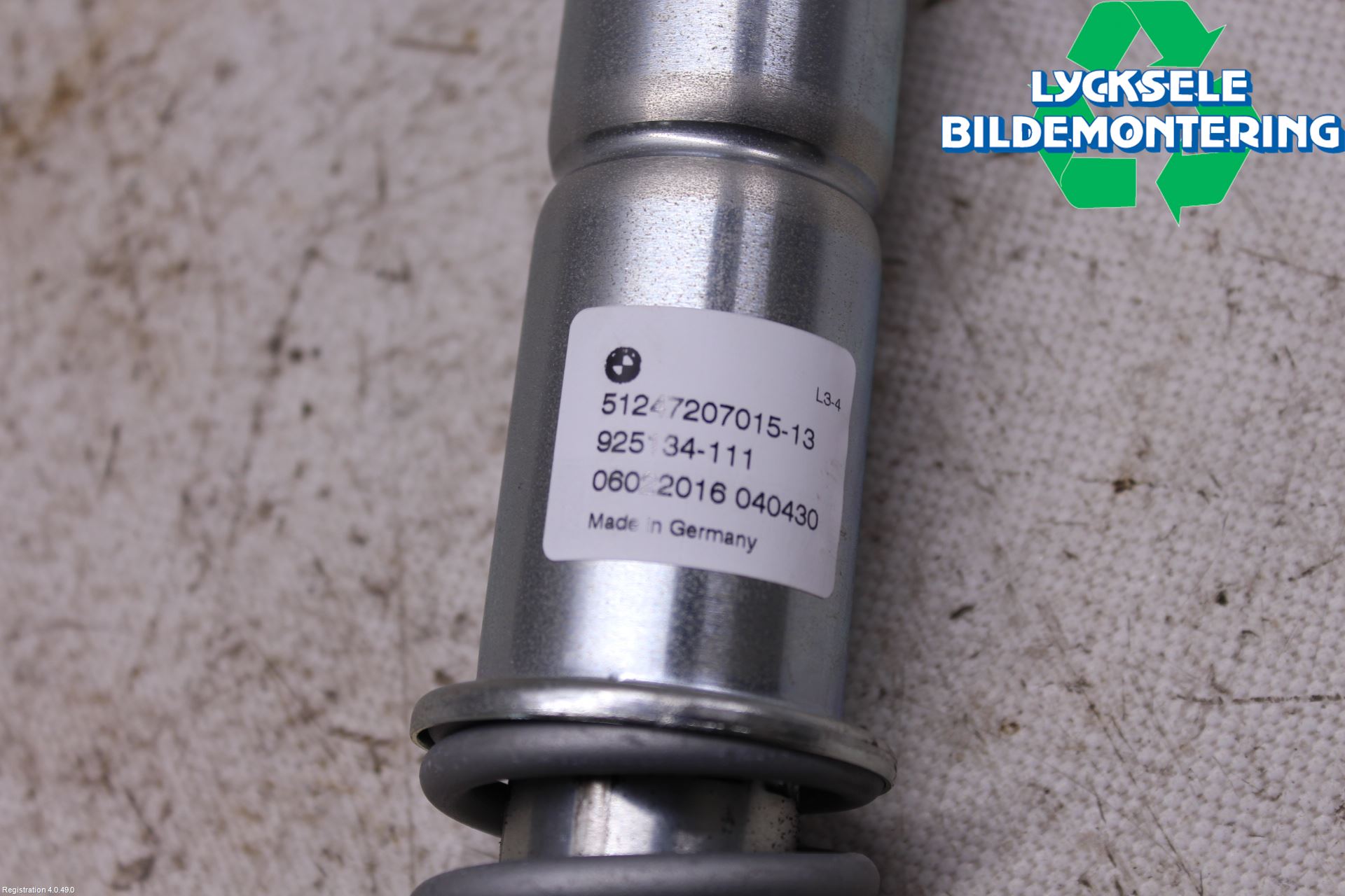 BMW 5 F10/F11/F18 09-17 Bakluckeöppnare Automatisk
