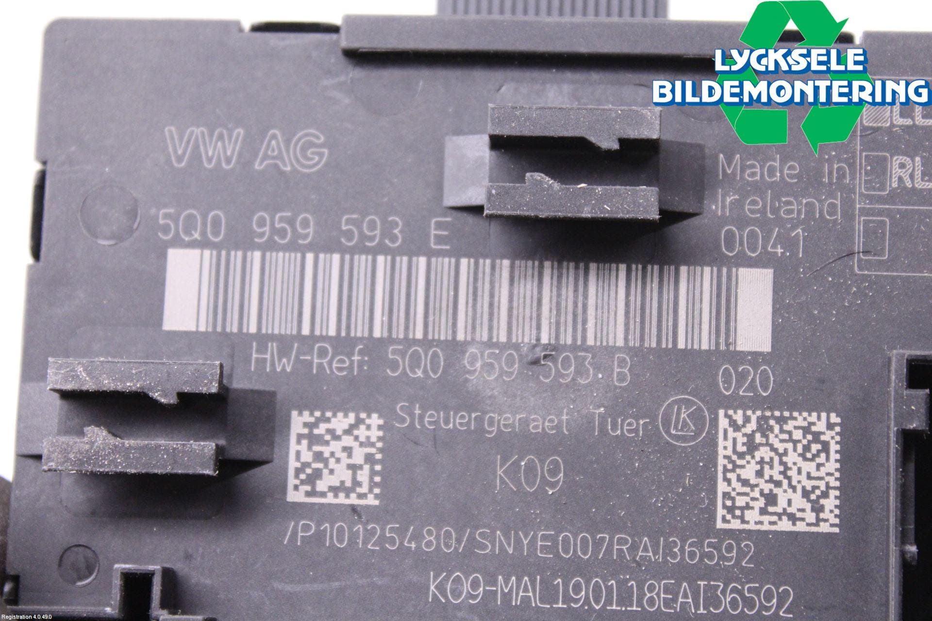 Volkswagen VW TIGUAN 16-24 Styrenhet Dörr