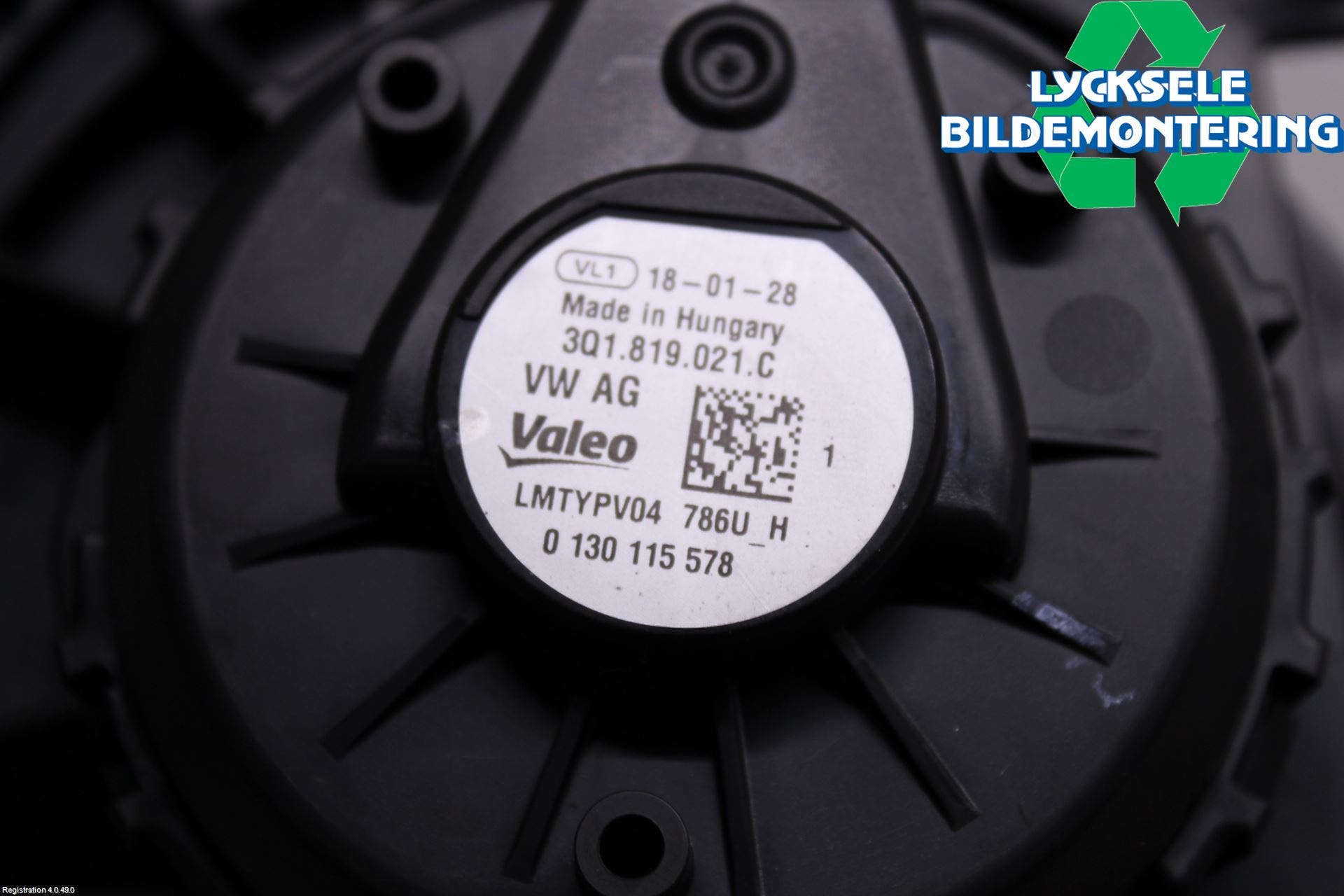 Volkswagen VW TIGUAN 16-24 Ac Värmefläkt