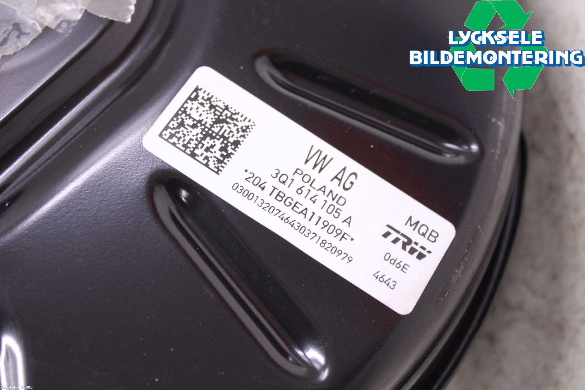 Volkswagen VW TIGUAN 16-24 Bromsservo