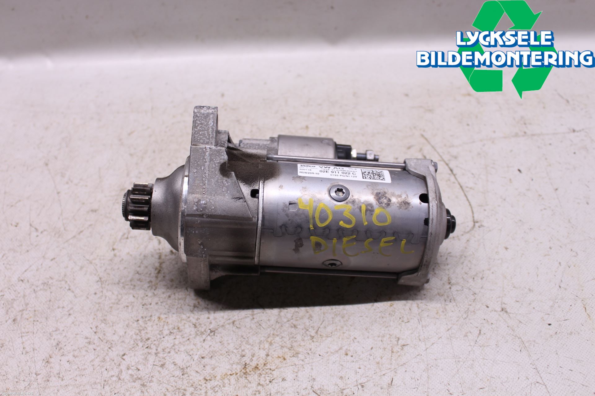 Volkswagen VW TIGUAN 16-24 Startmotor Diesel