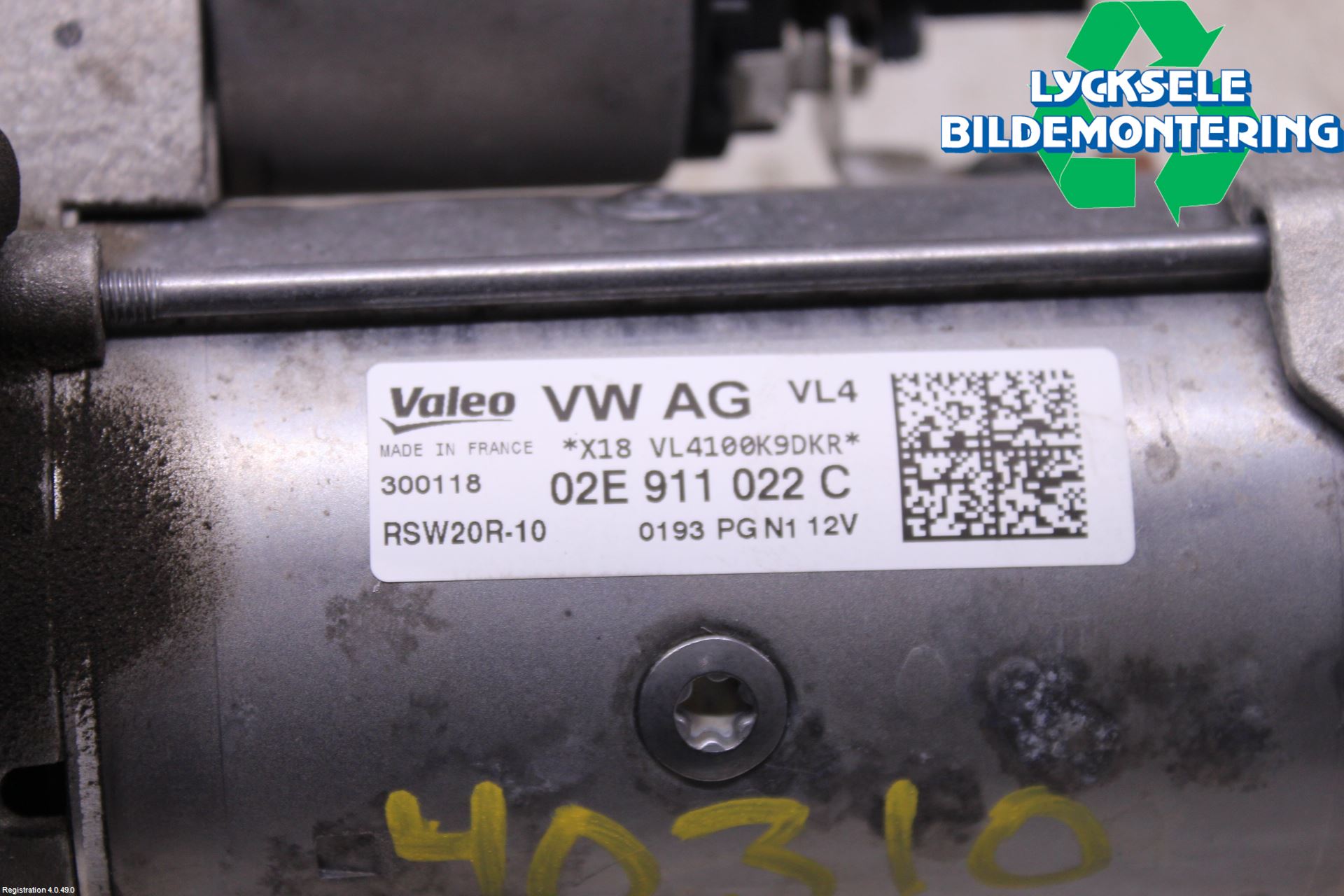 Volkswagen VW TIGUAN 16-24 Startmotor Diesel