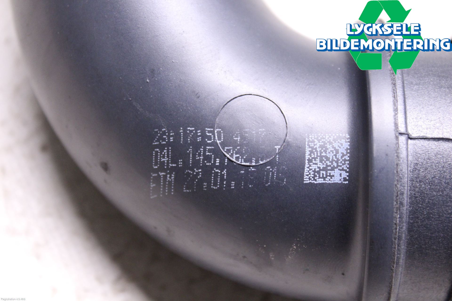 Volkswagen VW TIGUAN 16-24 Laddluft-Intercoolerrör