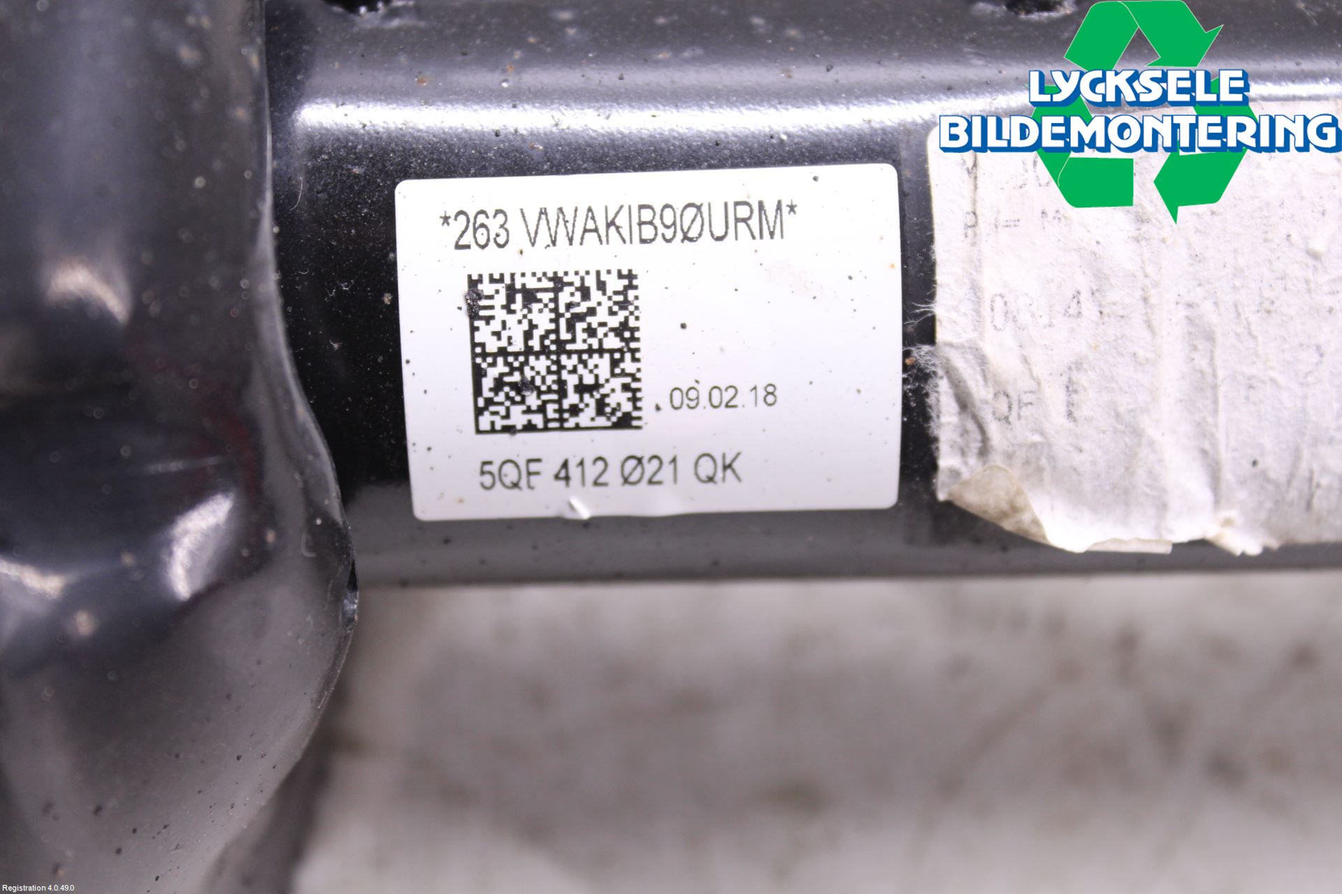 Volkswagen VW TIGUAN 16-24 Fjäderben Fram Vänster