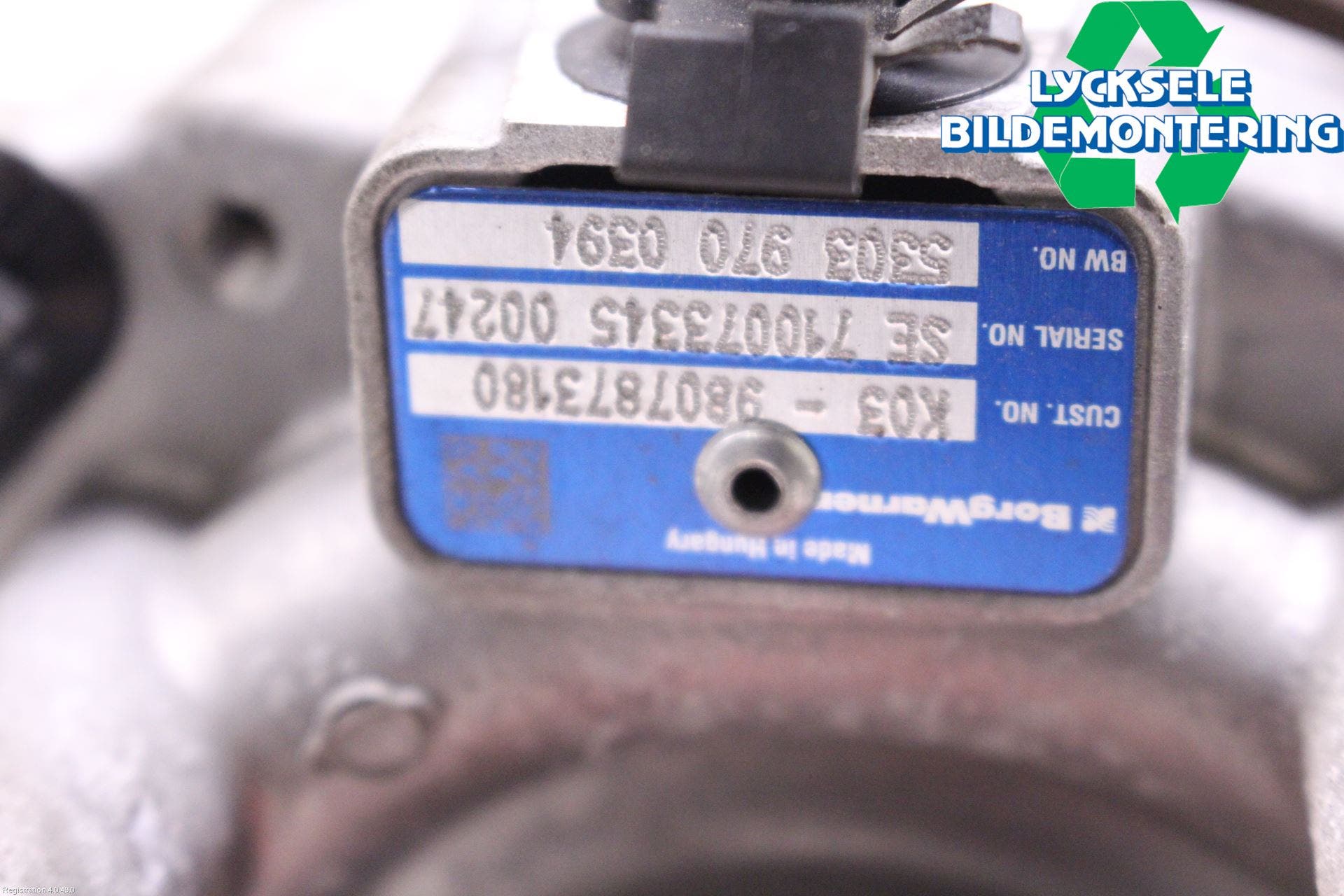 Citroen C5 08-17 Turboaggregat