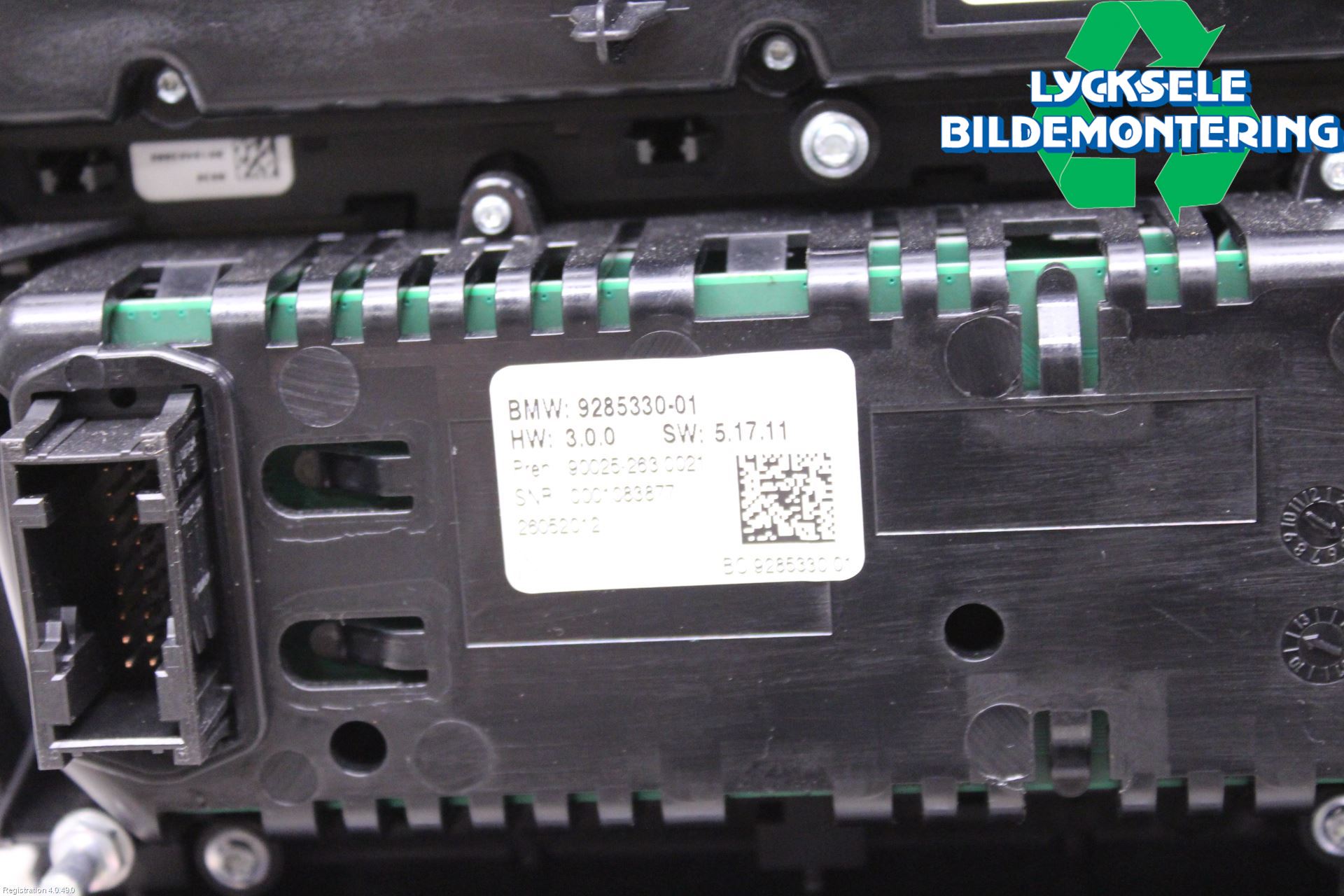 BMW 5 F10/F11/F18 09-17 Ac Styrenhet Ac Manöveren