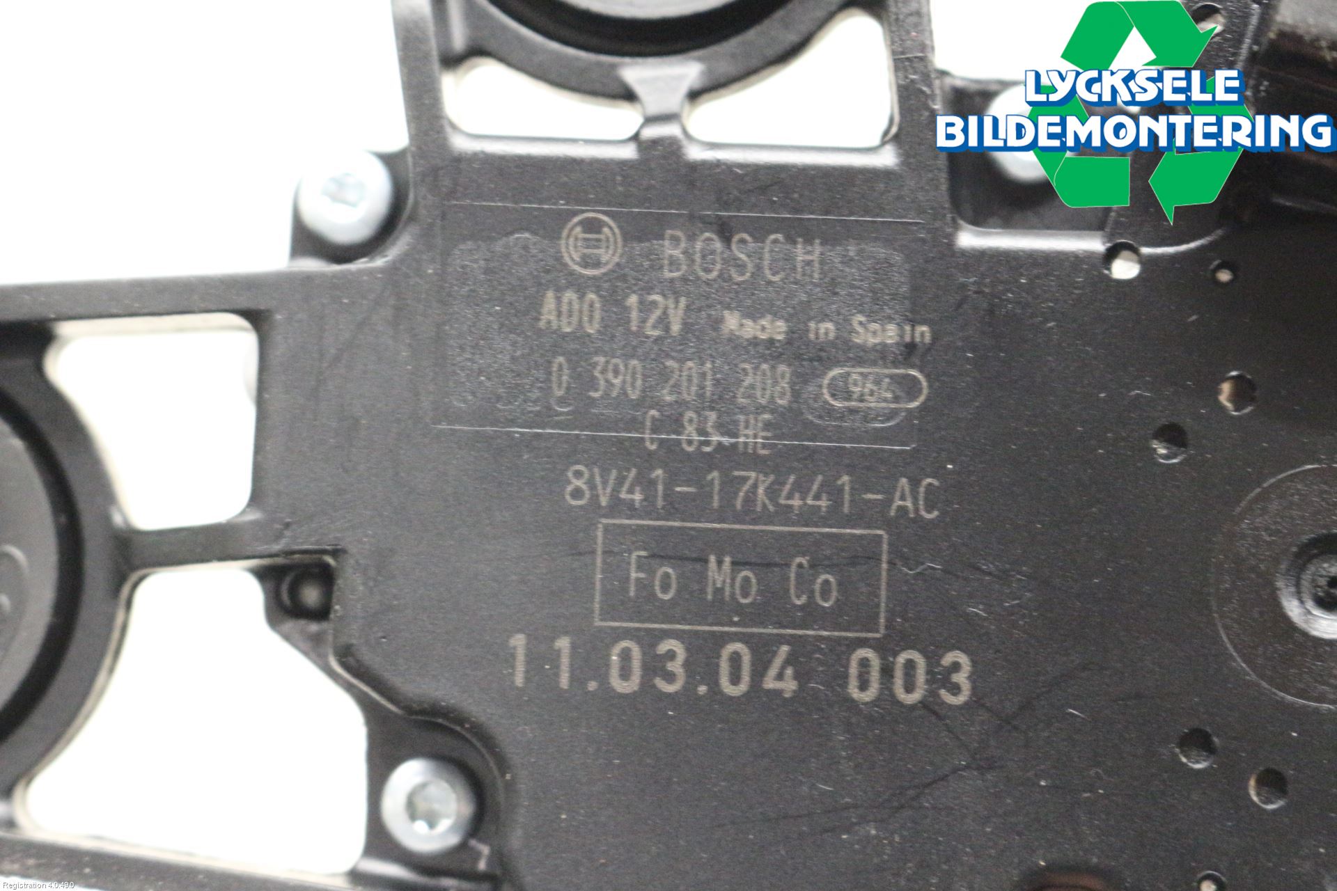 Ford KUGA 08-12 Torkarmotor Baklucka