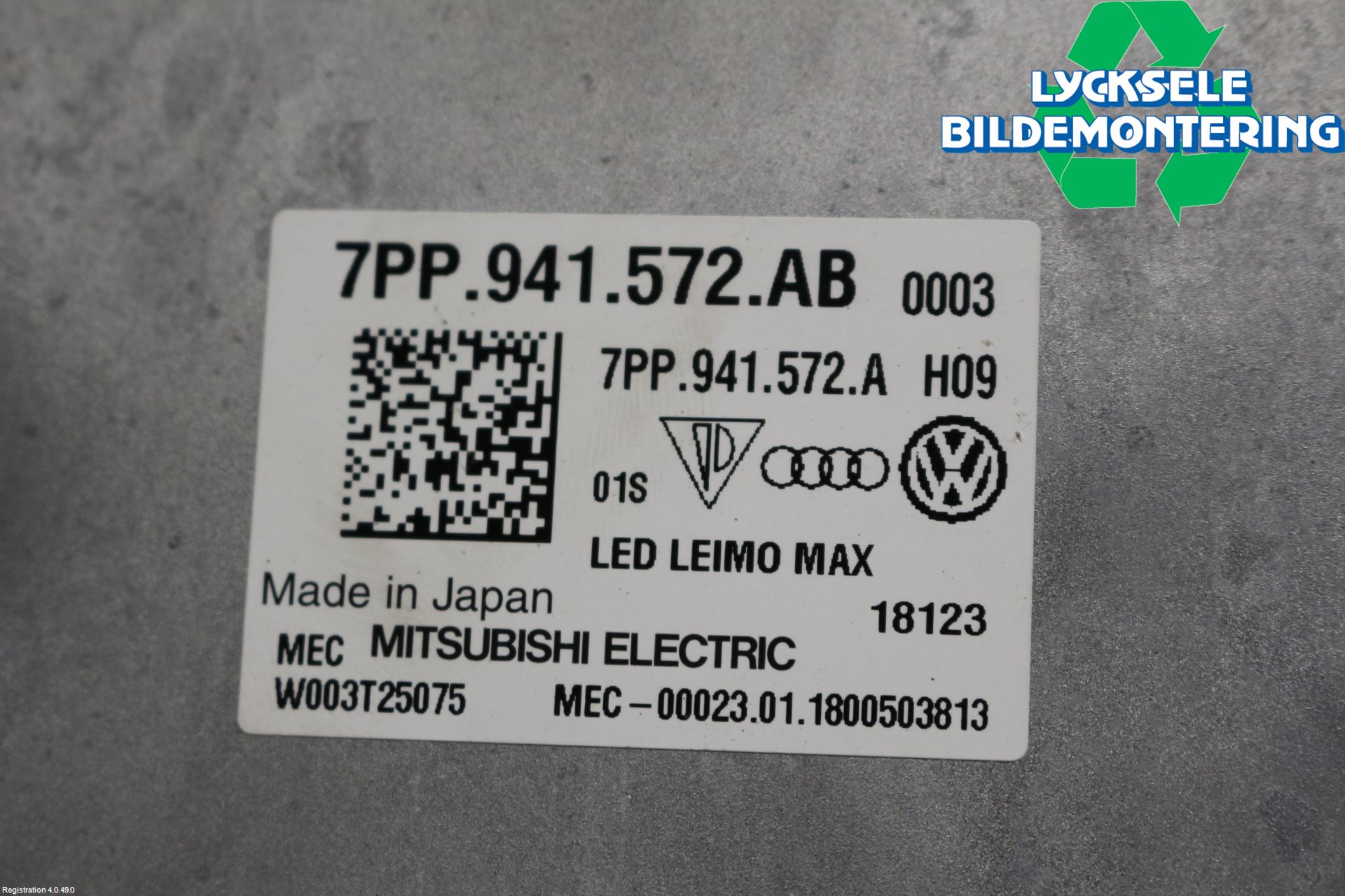 Volkswagen VW TIGUAN 16-24 Styrenhet Strålkastare