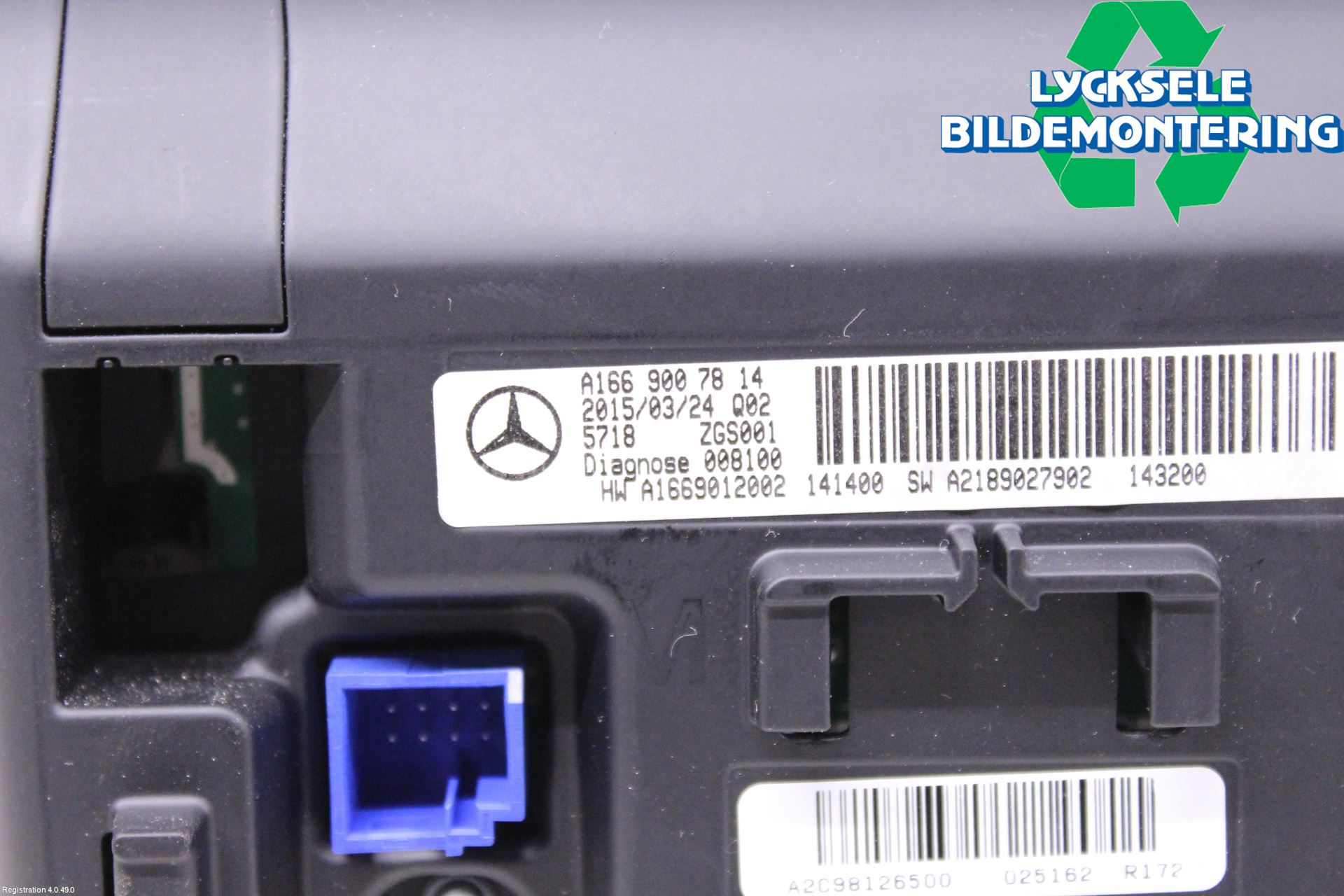 Mercedes-Benz MB B-KLASS (W246/W242) 12-19 Cd Radio - Multimediapanel