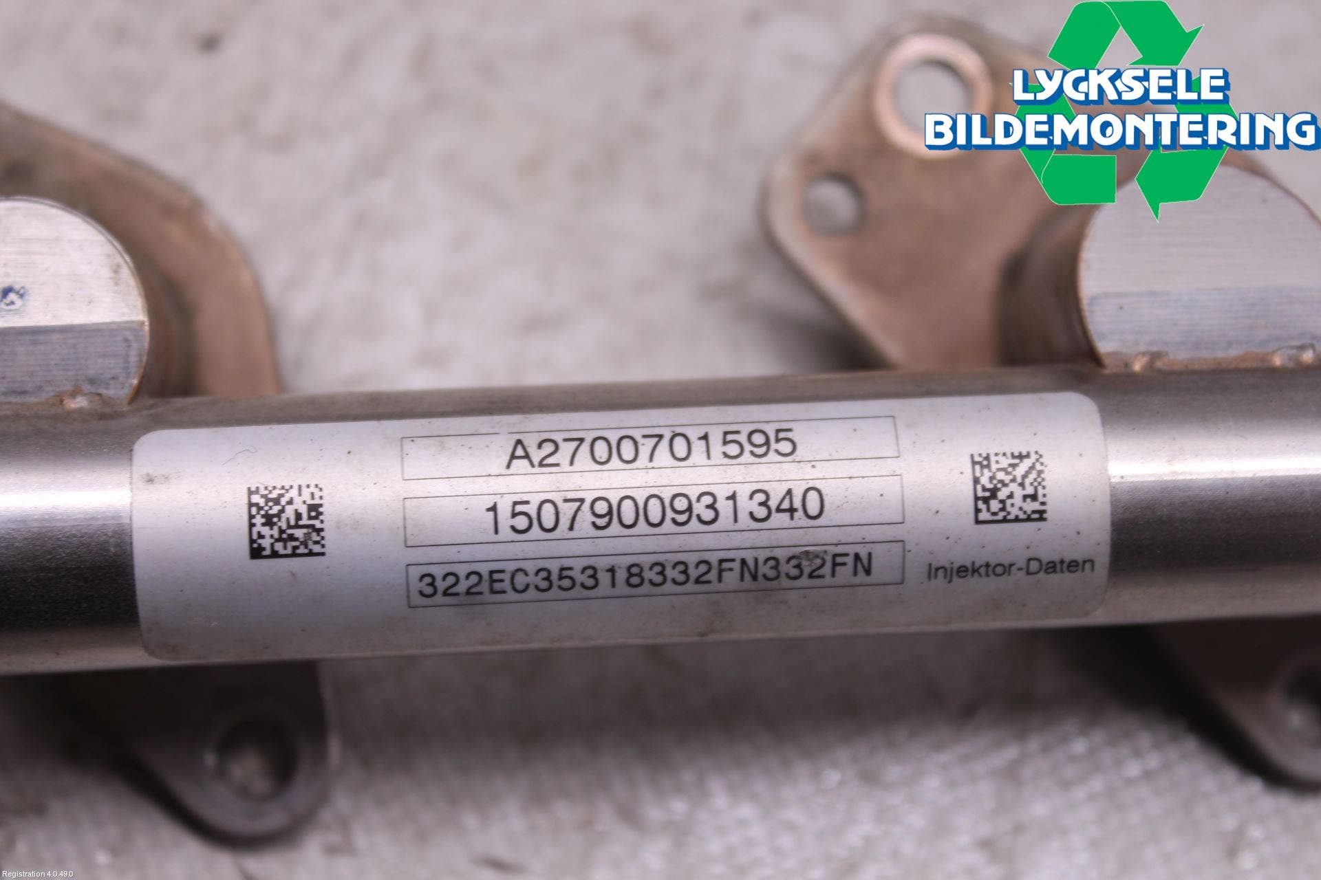 Mercedes-Benz MB B-KLASS (W246/W242) 12-19 Inj. Fuelrail