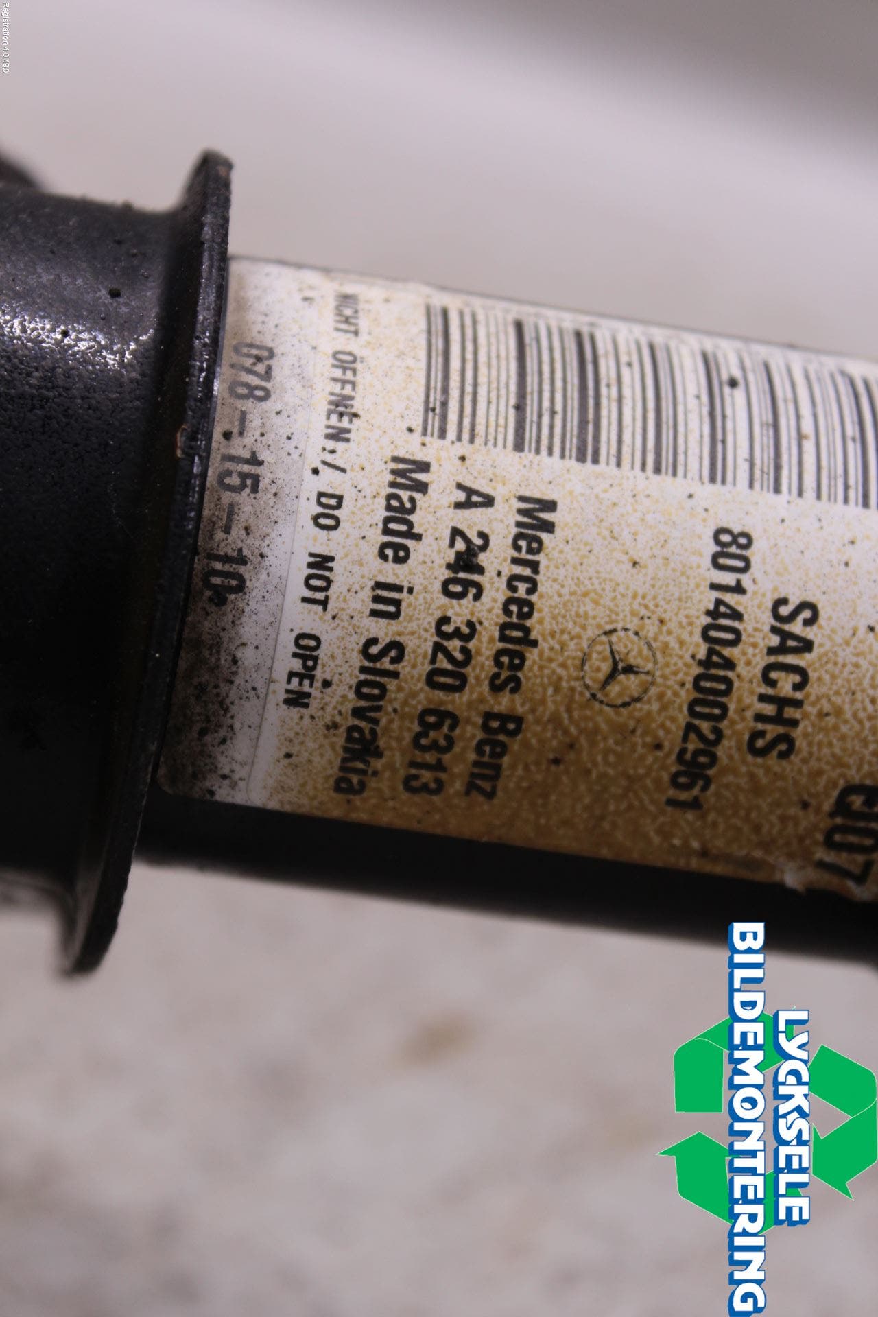 Mercedes-Benz MB B-KLASS (W246/W242) 12-19 Fjäderben Fram Vänster