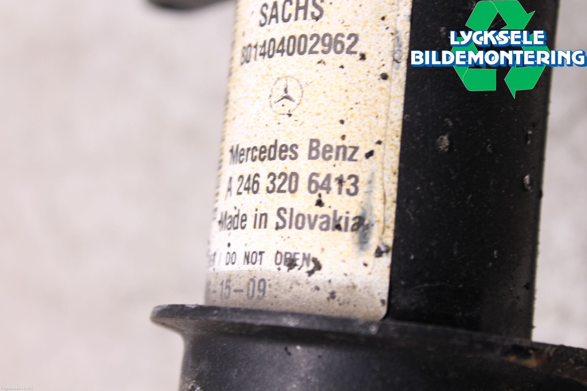 Mercedes-Benz MB B-KLASS (W246/W242) 12-19 Fjäderben Fram Höger