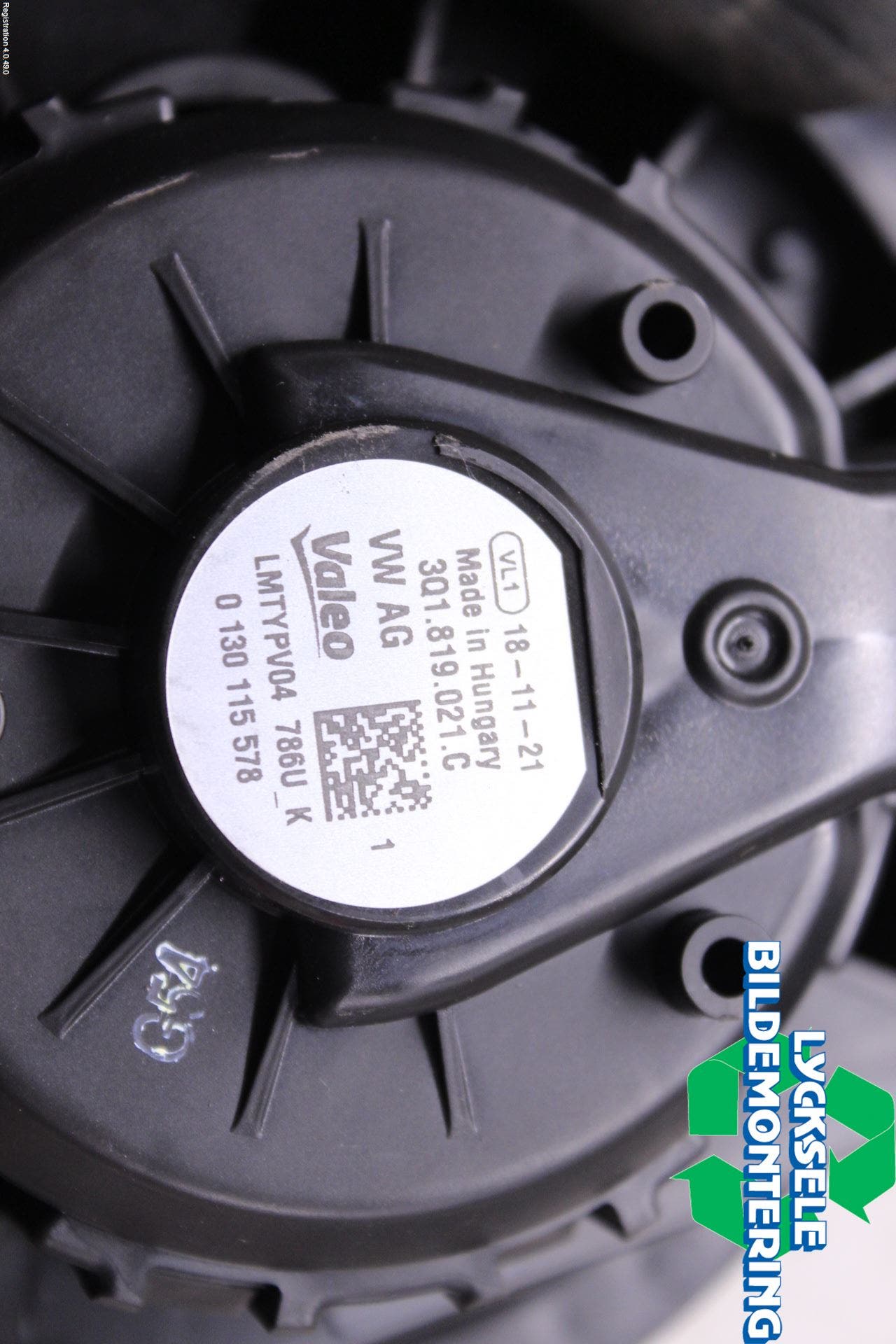 Volkswagen VW TIGUAN 16-24 Ac Värmefläkt