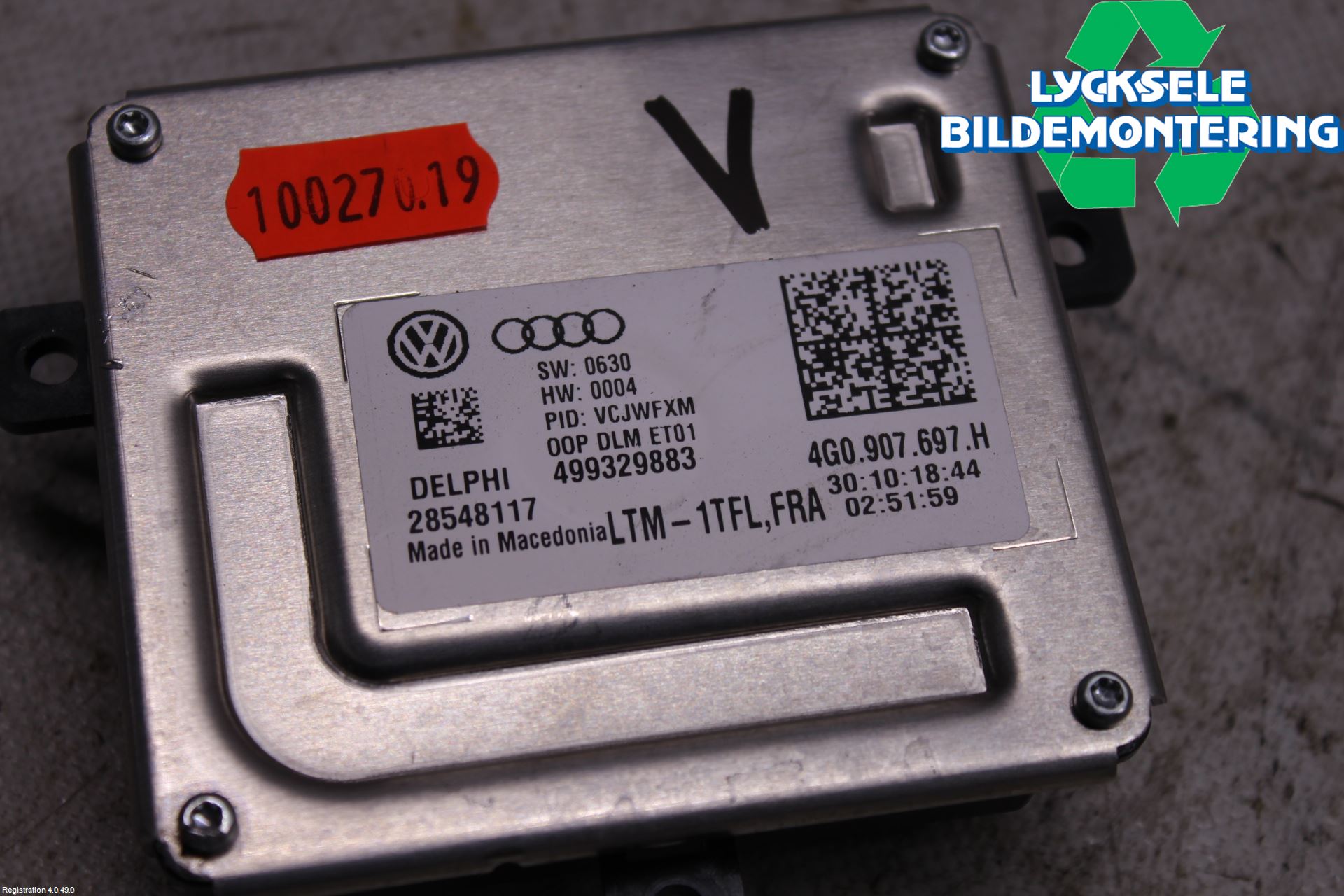 Volkswagen VW TIGUAN 16-24 Styrenhet Strålkastare