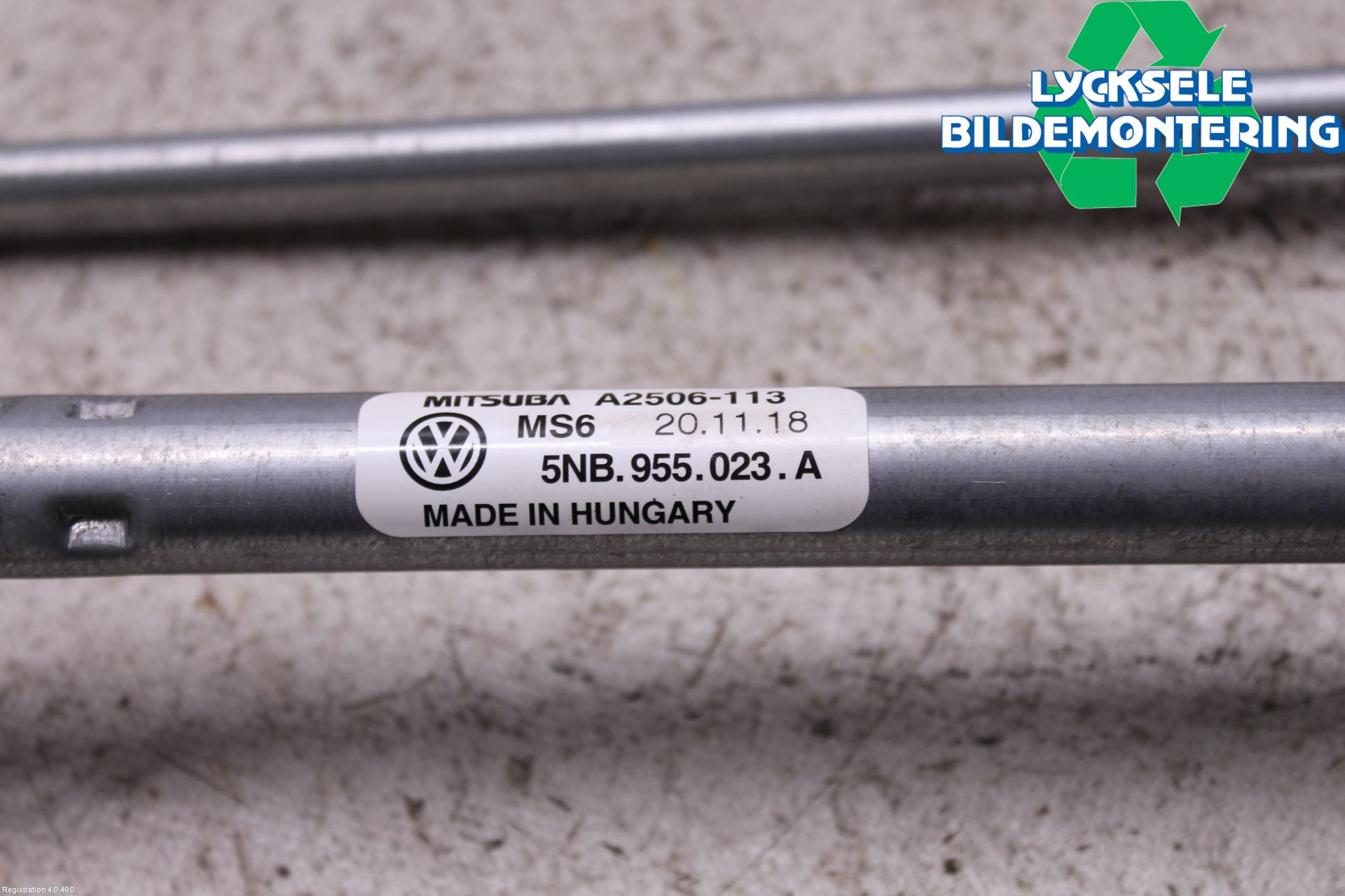 Volkswagen VW TIGUAN 16-24 Torkarmotor Vindruta