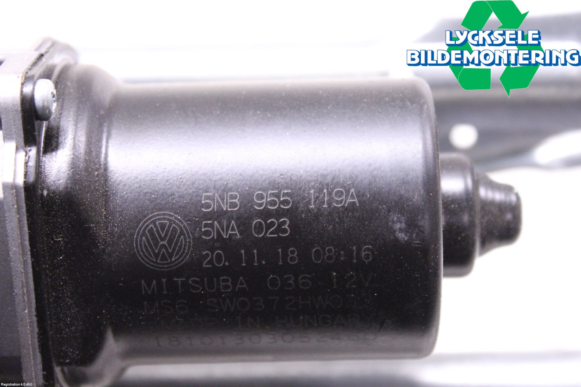 Volkswagen VW TIGUAN 16-24 Torkarmotor Vindruta