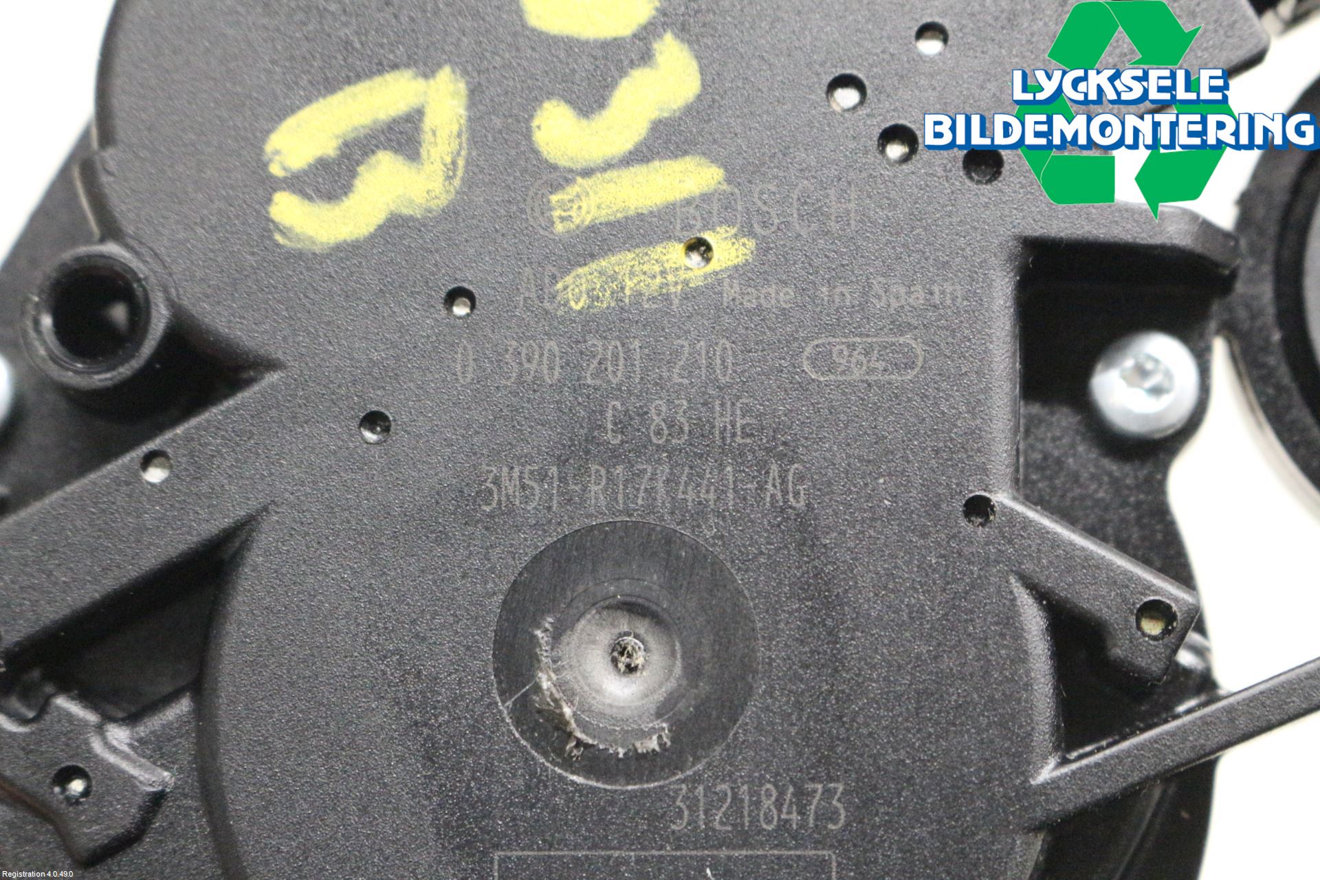 Ford FOCUS 08-11 Torkarmotor Baklucka