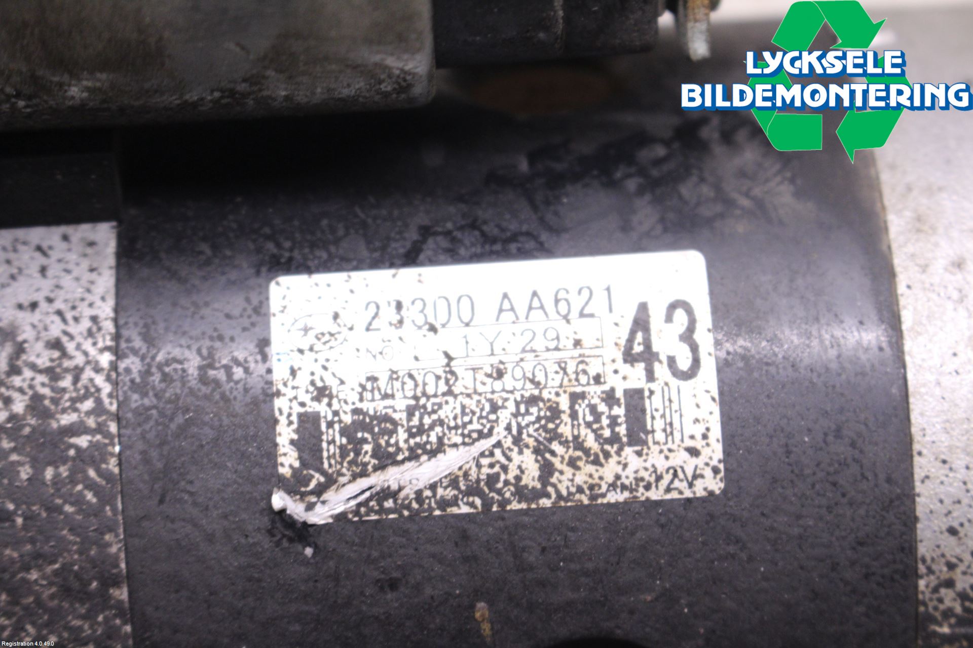 Subaru OUTBACK 10-15 Startmotor Diesel