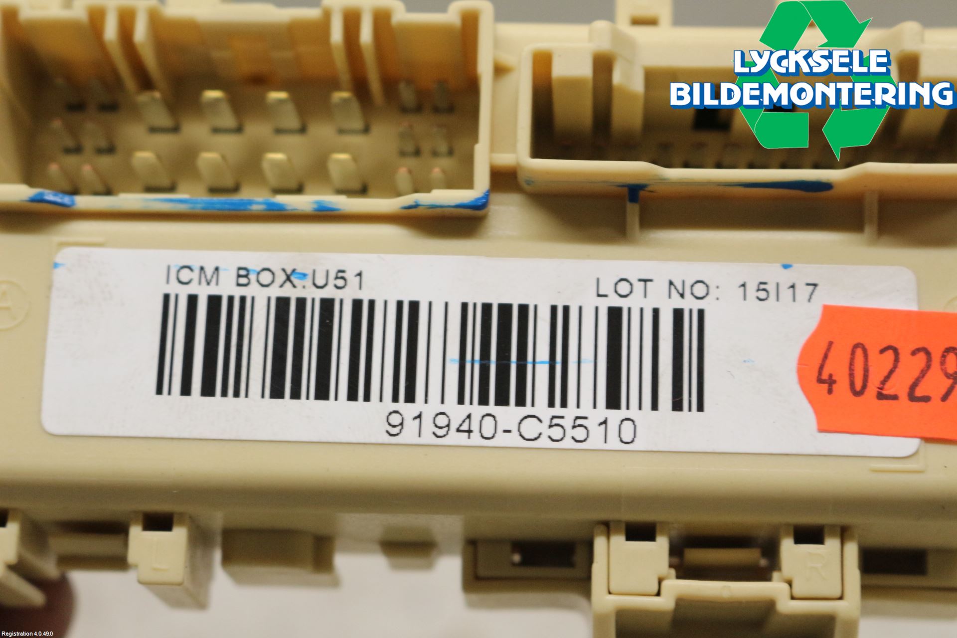 Kia SORENTO 15-20 Säkringsdosa-Elcentral