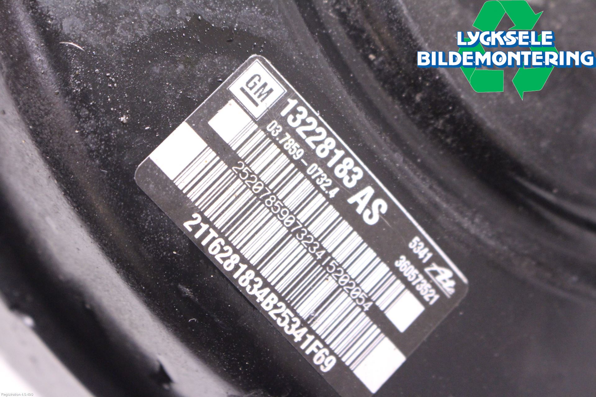 Opel INSIGNIA 09-16 Bromsservo