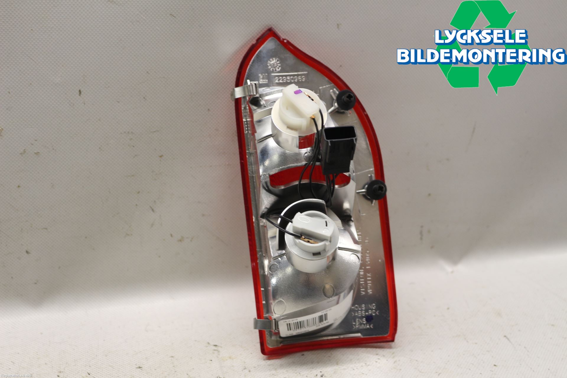 Opel INSIGNIA 09-16 Dimljus/Reflex Bak